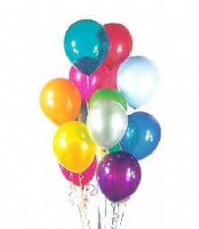  iek sat ankara balgat ieki  19 adet karisik renkte balonlar 