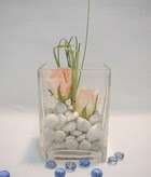 2 adet gül camda taslarla   Balgat online çiçekçi telefonları 