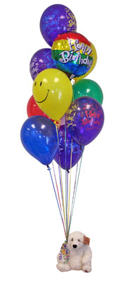  Balgat Ankara çiçek gönderme  Sevdiklerinize 17 adet uçan balon demeti yollayin.