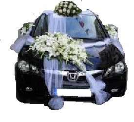  Balgat  ucuz çiçek , çiçekçi , çiçekçilik  Çift çiçekli sünnet düğün ve gelin arabası süsleme