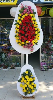 Düğün nikah açılış Çiçeği Çift katlı sepet  Balgat Ankara çiçek siparişi sitesi 