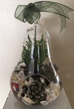 Orta boy armut terrarium 3 kaktüs  Ankara güvenli kaliteli hızlı çiçek 