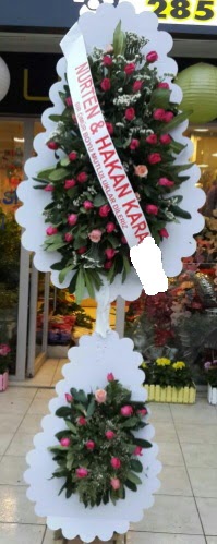 Güllü düğün nikah açılış çiçek modeli  çiçek satışı ankara balgat çiçekçi 
