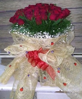 41 adet kırmızı gülden kız isteme buketi  Balgat Ankara çiçek siparişi sitesi 