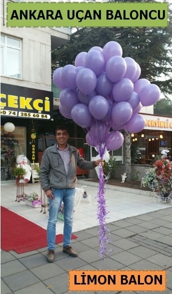 Ankara 50 adet istenilen renkte uçan balon  Balgat  ucuz çiçek , çiçekçi , çiçekçilik 