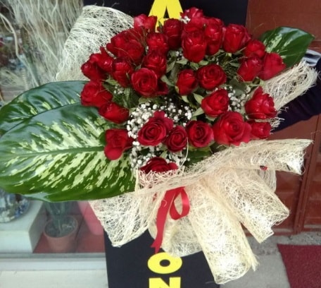 41 adet kırmızı gül Kız isteme çiçeği buketi  Balgat Ankara çiçek gönderme 