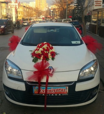 Araba süslemesi gelin arabası  Ankara çiçekçiler hediye çiçek yolla 