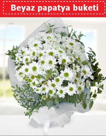 Beyaz Papatya Buketi  Balgat Ankara çiçek online çiçek siparişi 